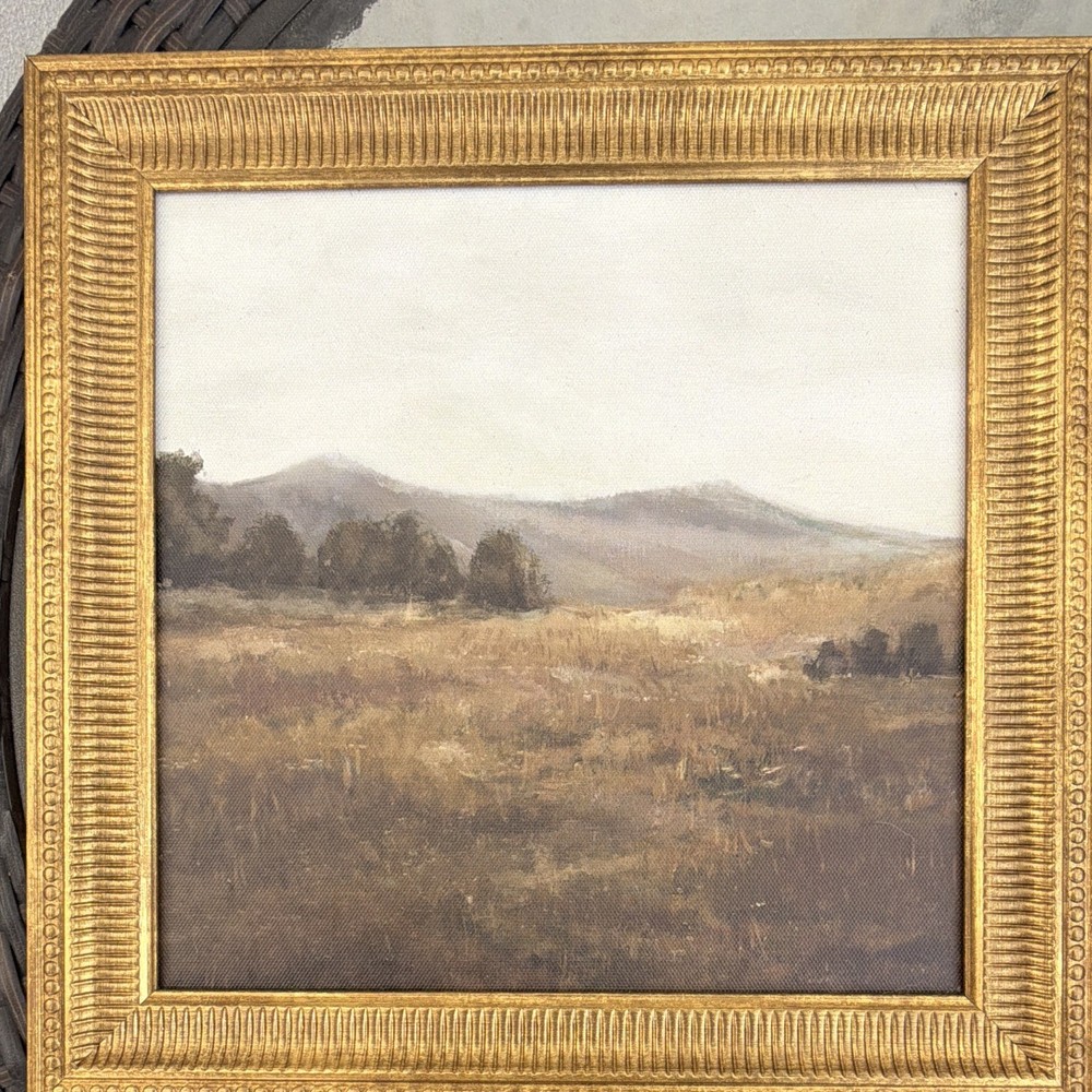 Threshold Framed Landscape Canvas Board Print 12×12 Horizontal