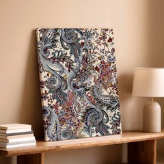 Wall Art Vintage Paisley Floral Pattern Print Boho Ornate Decorative Poster