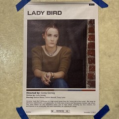 Lady Bird – Comedy Drama ✅ 2017 Movie Poster Canvas Wall Art ✅ 12×18 inch