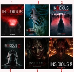 Insidious 6 (2026) Movie Poster, Supernatural Horror Film Wall Art