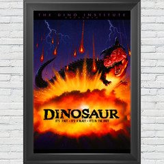 DINOSAUR Attraction Poster 12″x18″ ~ Disney’s Animal Kingdom ~ NOW EXTINCT!