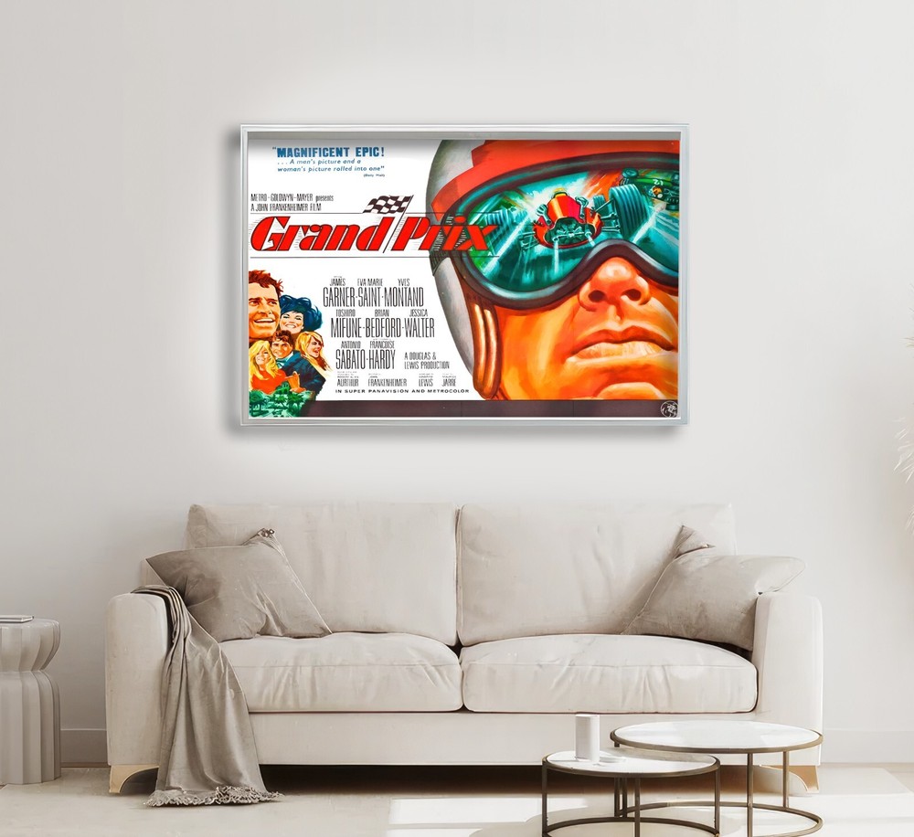 1966 Grand Prix Auto Racing Movie James Gardner 24×36, 11×17 In Poster