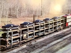 1978 Corvette Indi Pace Cars Headed to Dealer POSTER 24 X 18 Inches Wall Art