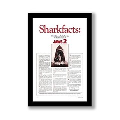 JAWS 2 – 11×17 Framed Movie Poster by Wallspace