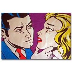 83684 Roy Lichtenstein Pop Girl Decor Wall Print Poster