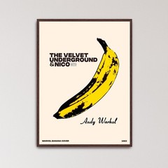 Velvet Underground & Nico Banana Poster Andy Warhol Pop Art Print Decor