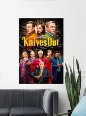 Knives Out Movie Poster Print 12×18 24×36 Art home theater mystery film
