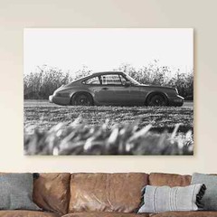 Vintage Porsche 911 Classic Sports Cars Canvas Wall Art Print