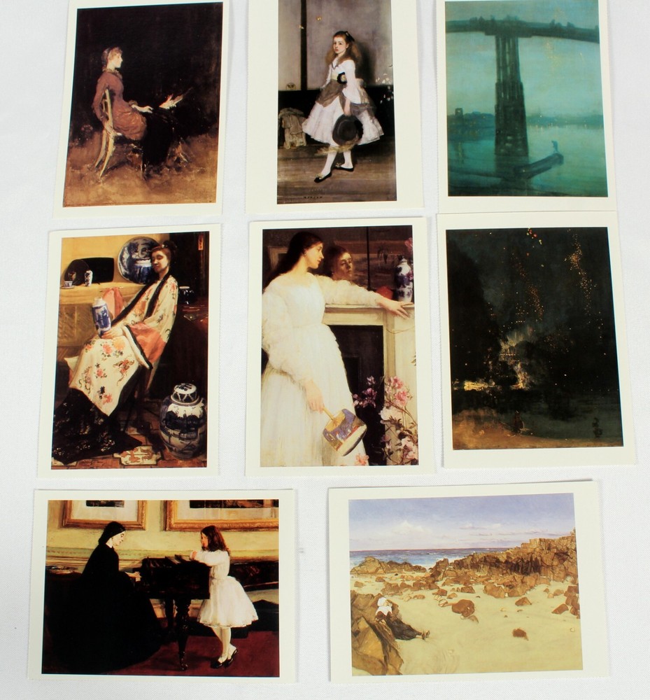Art Print Cards Suitable for Framing 8 Total Pristine James McNeil Whistler
