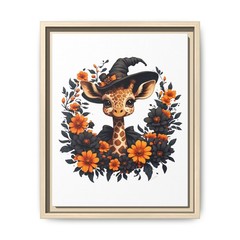 Whimsical Halloween Witchy Giraffe Collection by Crash PDF Wall Decor Download