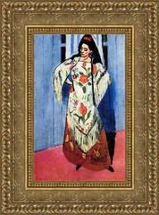 Henri Matisse: The Manila Shawl | Framed Canvas Reproduction