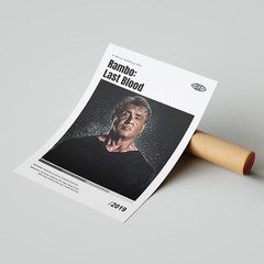 Rambo: Last Blood Movie Poster Print, Wall Art – Unframed