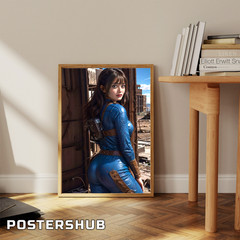 Fallout 4 Lucy MacLean Poster Gaming Fan Gift