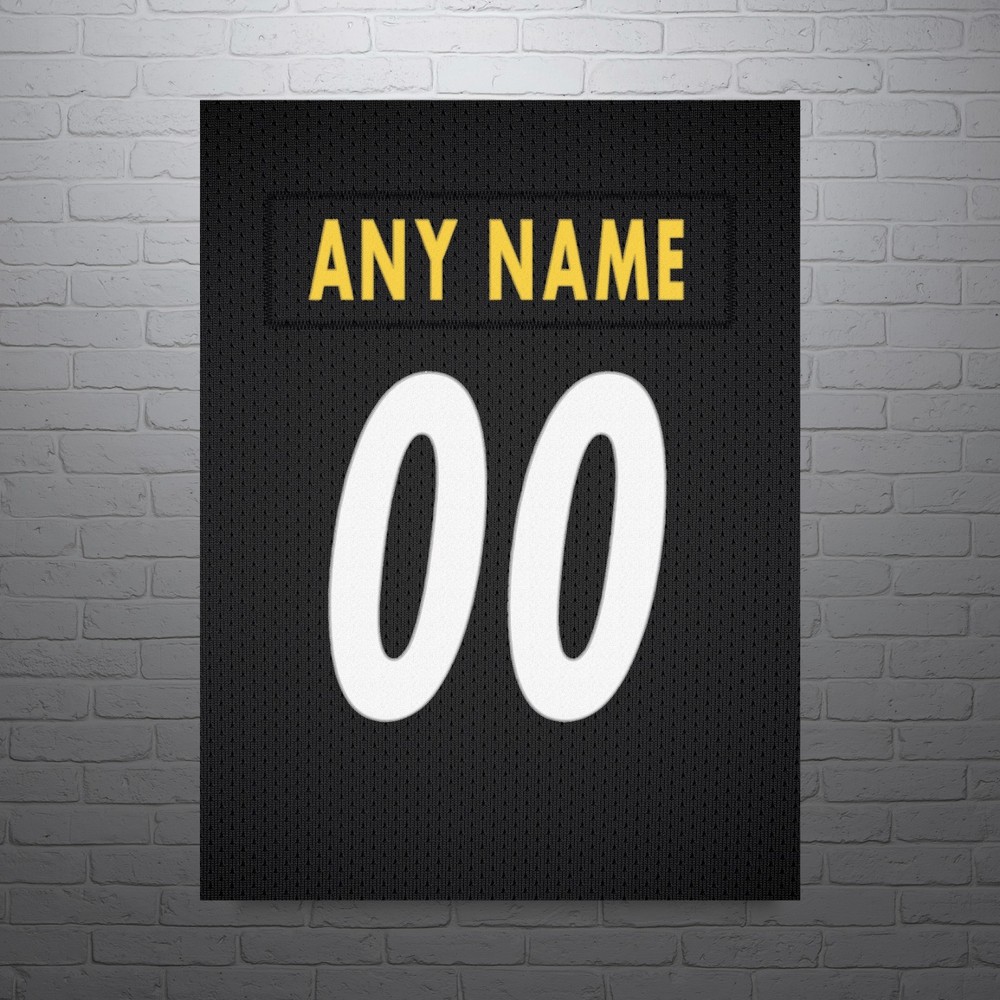 Pittsburgh Steelers Football Jersey Print – Personalized Any NAME & NUMBER