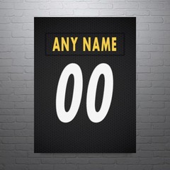 Pittsburgh Steelers Football Jersey Print – Personalized Any NAME & NUMBER