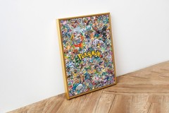 Pokémon Poster – Pikachu Collage Wall Art, Anime Home Decor