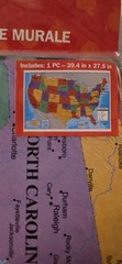 United States Map Poster Wall Chart USA 39.4 x 27.5 in.