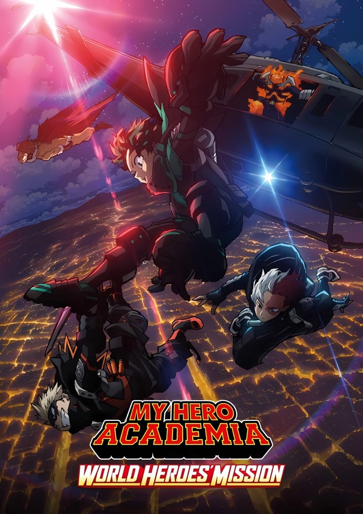 11.69×16.54 My Hero Academia Poster World Heroes Mission Visual
