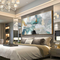Large Hand-Painted Canvas Art for Minimalist Home Decor – 30×60 Inch