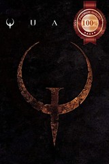 QUAKE 1996 LOGO 90s VIDEO GAME VIDEOGAME ORIGINAL ART PRINT PREMIUM POSTER