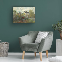 Wrapped Canvas Wall Art – Claude Monet ‘The Artist’S Garden in Argenteuil’ Wall
