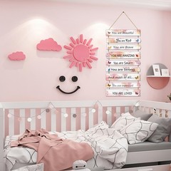 Butterfly Girls Room Decor, Pink Wall Decor for Baby Girl, Girl Bedroom Decor…