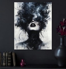 Becoming Eternal Art Print #4, Canvas, Framing Optional, Surreal Woman Wall Art