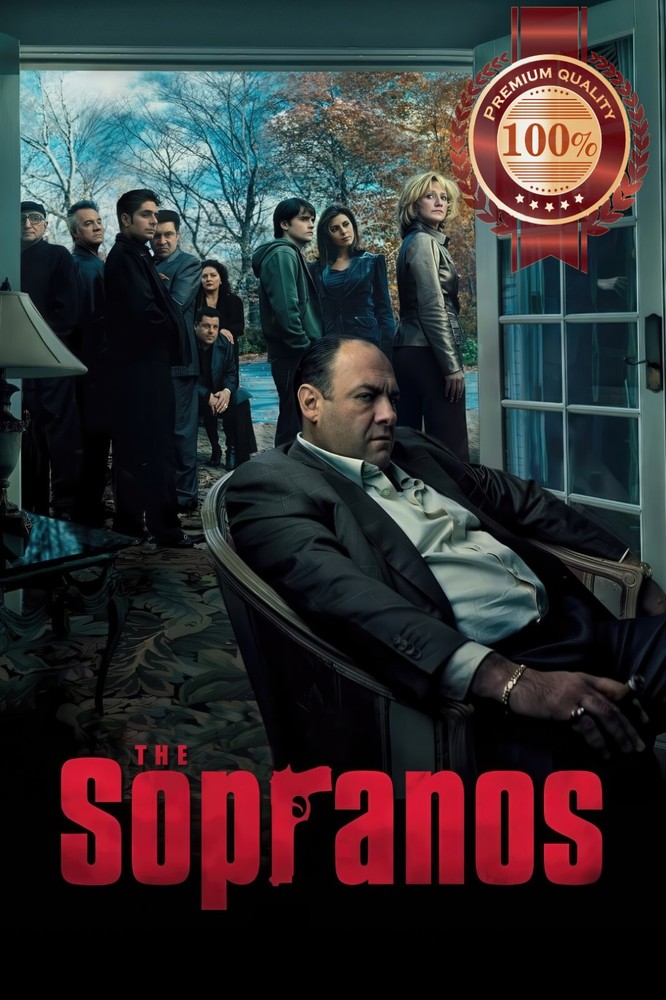 THE SOPRANOS SEASON 6 TONY IN CHAIR OFFICIAL SERIES TV SHOW PRINT PREMIUM POSTER