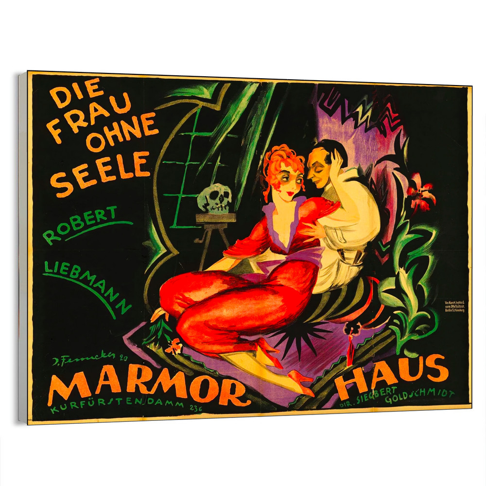 1920 Die Frau ohne Seele – Josef Fenneker – German Movie Poster or Canvas Home