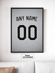 Chicago White Sox Gray Jersey Print-Personalized NAME & NUMBER-FREE US SHIPPING
