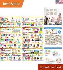 Eye-Catching Art Posters for Classrooms: Elements & Design Principles Set