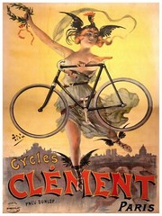5873.Cycle Clement Paris bicycle Poster.Bike Interior design.Home Decoration Art
