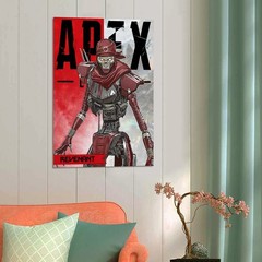 Stylized Revenant Apex Legends Art Print, Canvas art wall decoration