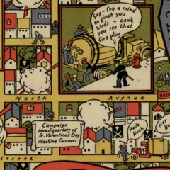 CHICAGO Illinois Gangland Map Print Poster of the City circa 1931 – 24 x 32
