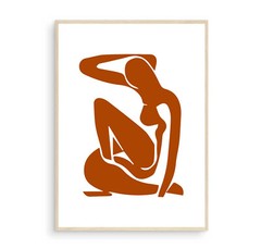 Matisse Art Print Poster, Matisse Cut Outs, Matisse Art, Vintage Wall Art 2 Tan