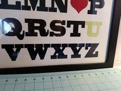 RE Room Essentials – «I Heart You» 12 x12 Framed Wall Art by Louise Carey