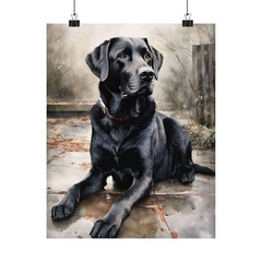 Labrador Retriever Dog Art Print, Dog Wall Art, Animal Art Print, Pet Artwork
