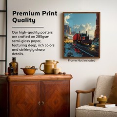 Semi Truck Wall Art Decor Trucking Office Trucker Poster 8X10 Inches Unframed