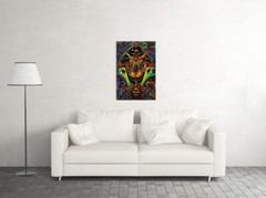 Psychedelic Shrooming Artwork Painting Wall Art Home Decor – POSTER 20×30