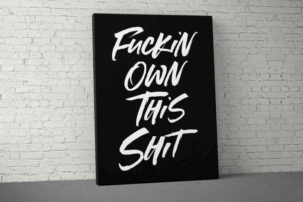 Motivational Canvas Print – Inspirational Modern Wall Art