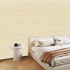 3D-B008 3D Beige Modern Wall Mount Panels For Living Room, Bedroom 54*54cm NEW