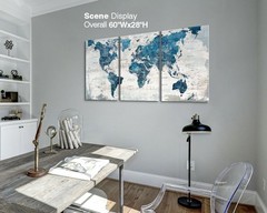 Wall Art Living Room Bedroom Wall Decor Blue Office Pictures Wall Decoration
