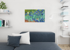 Vincent Van Gogh Irises 1890 Flowers Cool Wall Decor Art Print Poster 36×24