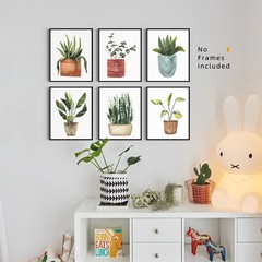 Plant Prints Wall Art Poster Boho Decor for Living Room, 11×14 Unframed Poste…