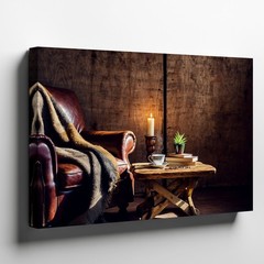 In A Dimly Lit Room, Shadows Waltz Across The Textured, Rustic Wooden Wall Art