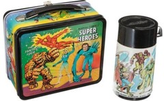 1976 Super Heroes Lunch Box POSTER 24 X 18 Inches Nice!
