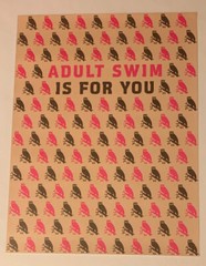 ADULT SWIM IS FOR YOU poster PRINT 18×24 inch SDCC – ULTRA RARE!
