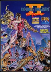 Double Dragon 2 Video Game Poster | Matte Canvas Print – Multiple Sizes
