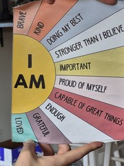 Affirmation Wall Art Print “I Am” Quotes Inspirational Poster Unframed