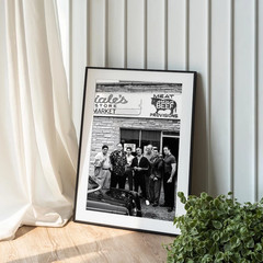 The-Sopranos Unframe Poster Photography Black & White Wall Art Prints